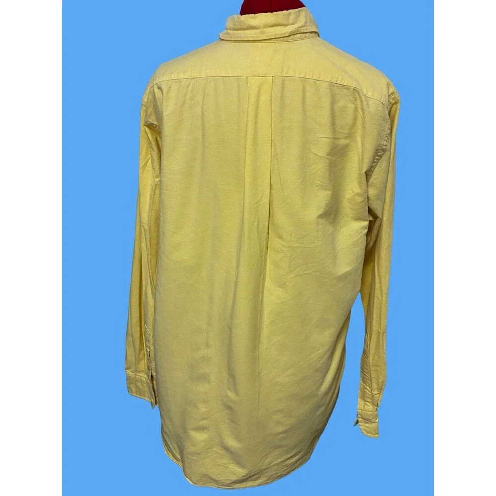 Ralph Lauren Men’s Vintage Yellow Polo Shirt Size Medium